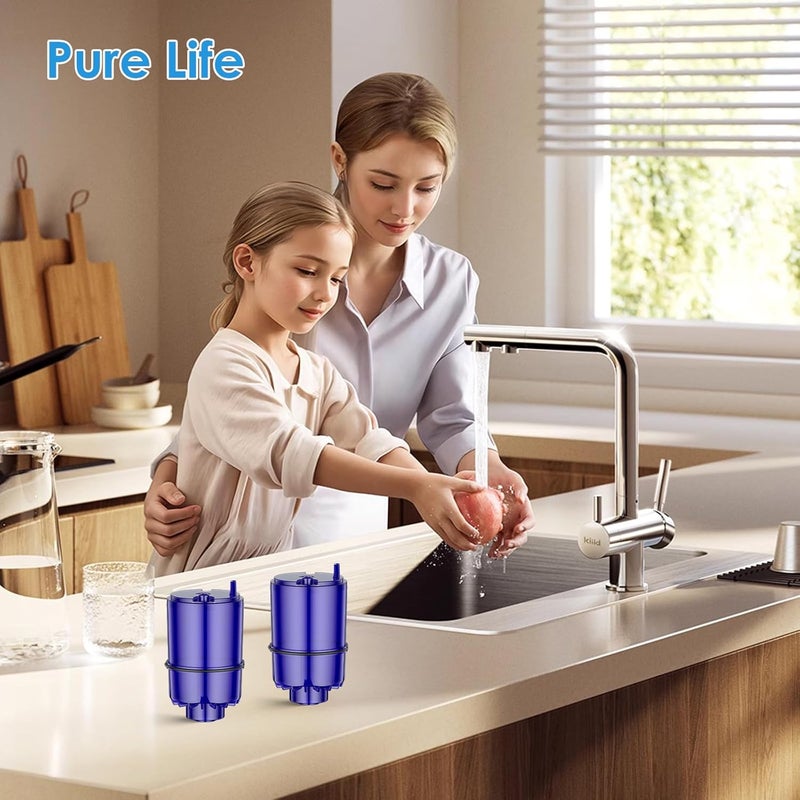 BREAUILL Faucet Water Filter Replacement Fit for All PUR, for PUR Plus Faucet Filtration Systems, NSF Certified Water Filter Compatible with Pur RF-9999, 2 Pack - Image 4